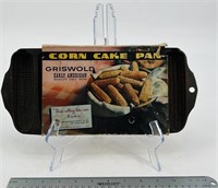 Griswold Corn Cake Pan w/ Original Paper Label