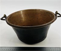 Antique Copper Pot w/ Bale