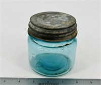 Antique Half Pint Fruit Jar w/ Zinc Lid