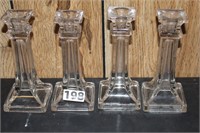 (4) Candle Holders