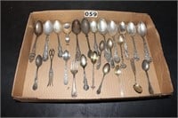 (25) Collector Spoon & Misc Sterling Spoons
