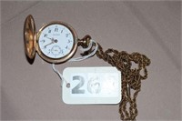 Pocket Watch, marked Chas Price, J'Ville, IL