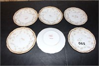 (6) Haviland Limoges plates