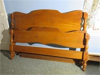 Vintage Full Size Wood Bed Frame