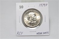 1979-P Susan B Anthony Dolar, Key Date Near date