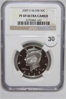 2009-S Silver Proof Kennedy Half NGC PF69 UCAM