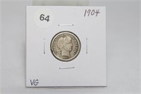 1904 Barber Dime VG