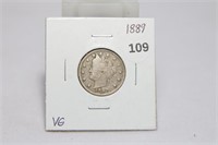 1889 Liberty Head 'V' Nickel VG