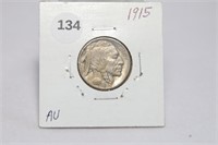 1915 Buffalo Nickel AU
