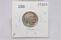 1920-D Buffalo Nickel F