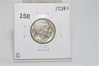 1924-S Buffalo Nickel G