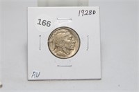 1928-D Buffalo Nickel AU