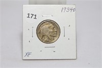 1934-D Buffalo Nickel XF