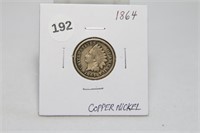 1864 Indian Head Cent Copper Nickel G