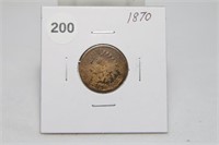 1870 Indian Head Cent AG
