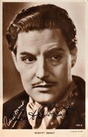 Robert Donat, actor, Academy Award 1939, autograph