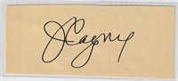 James Cagny, actor, Academy Award 1942, autograph