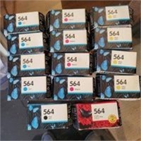 HP 564 Ink Cartridges 14 cartages