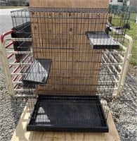 Small animal cage on wheels Small animal cage
48"