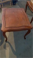 Set of 2 cherry, wood end  tables,