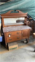 Marble Top Washstand Top, Has Crack