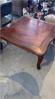 40” x 40” Cherrywood, matching coffee table
