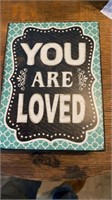 6“ x 8“ you are loved Block