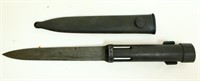 Vintage military bayonet w/ metal sheath