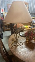 30” iron table lamp