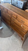 64“ x 20“ x 34“ seven drawer dresser