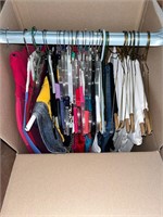 Wardrobe box full of womens Pants and shirts