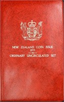 1971 New Zeland Treasury Uncirculated Coin Set 7 C