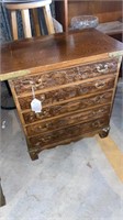 5 drawer cabinet  with carvings no 2