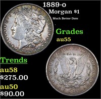 1889-o Morgan Dollar $1 Grades Choice AU