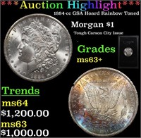 ***Auction Highlight*** 1884-cc Morgan Dollar GSA