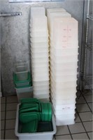 ASSORTED PLASTIC FOOD CONTAINERS