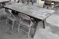PICNIC TABLE & 4 CHAIRS