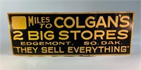 Antique Sign Colgan's Store Edgemont, S.D.