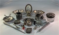 Victorian Sterling Silver & Plated Objects