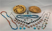 American Indian Jewelry & Baskets  Zuni