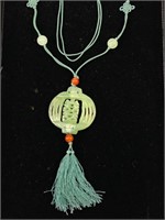 Chinese Necklade Possibly Jade Pendant