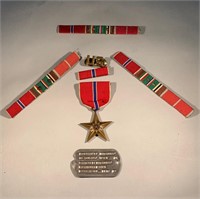 WW2 U.S. Bronze Star Medal Named