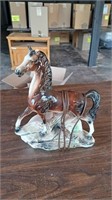 Porcelain Horse lamp