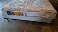 Adjustable metal bed frame. Queen mattresses