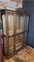 Wooden display case. Approximately 72x48x12. Has