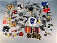 Group Misc Military Medals Badges Pins Etc