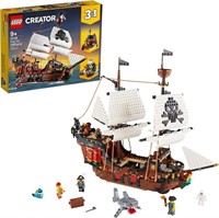 LEGO Creator 3in1 Pirate Ship Building Toy Set