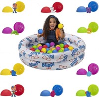 Blippi Inflatable Ball Pit, 35 Plastic Balls