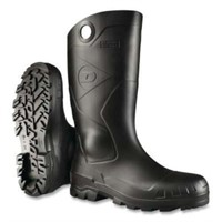 DUNLOP Size 9 Waterproof Rubber Boot Steel Toe