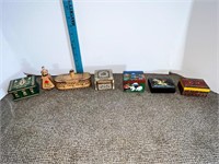 7 small Collectables/boxes